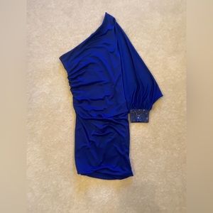 Love Culture Off the Shoulder Dress (Medium) with silver accents